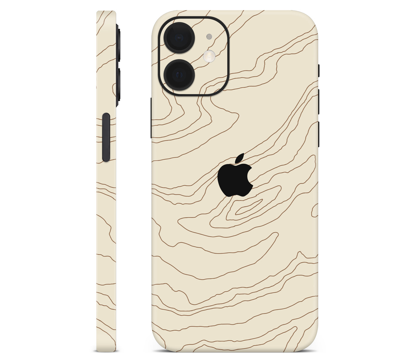 iPhone 12 Mini skin, Dune, full wrap with logo cutout