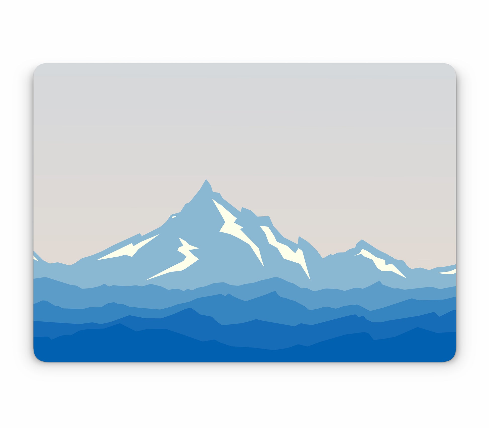 MacBook Air 13" (2024, M3) skin, Everest, top skin without logo cutout