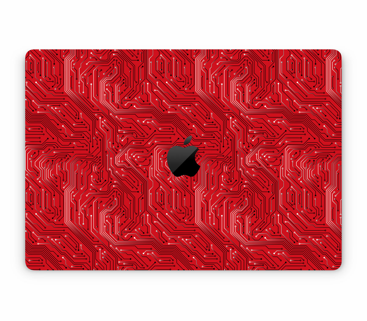 MacBook Pro 15" (2017, Touch Bar) skin, REDLINE, top skin with logo cutout