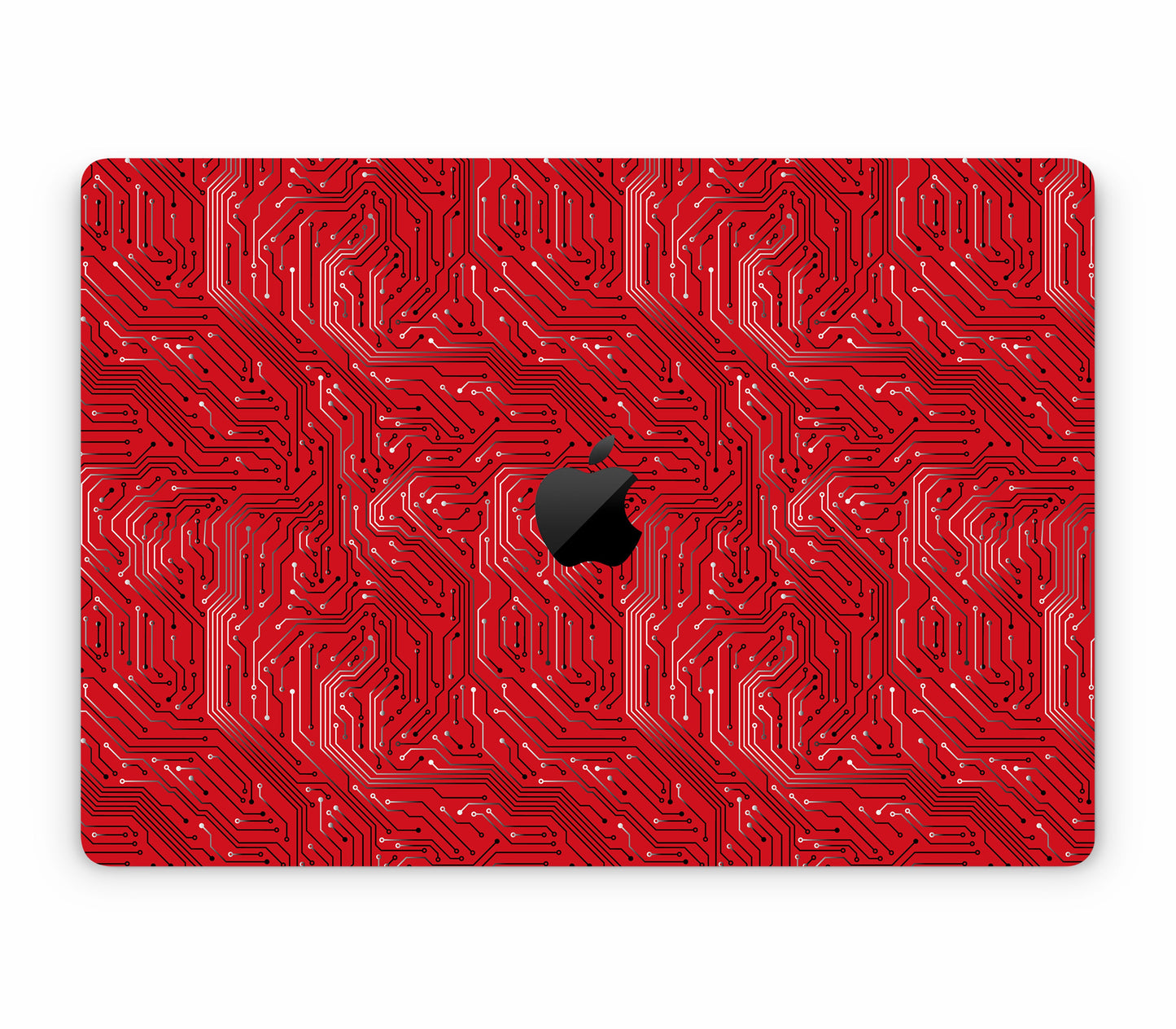 MacBook Pro 16" (2024, M4) skin, REDLINE, top skin with logo cutout