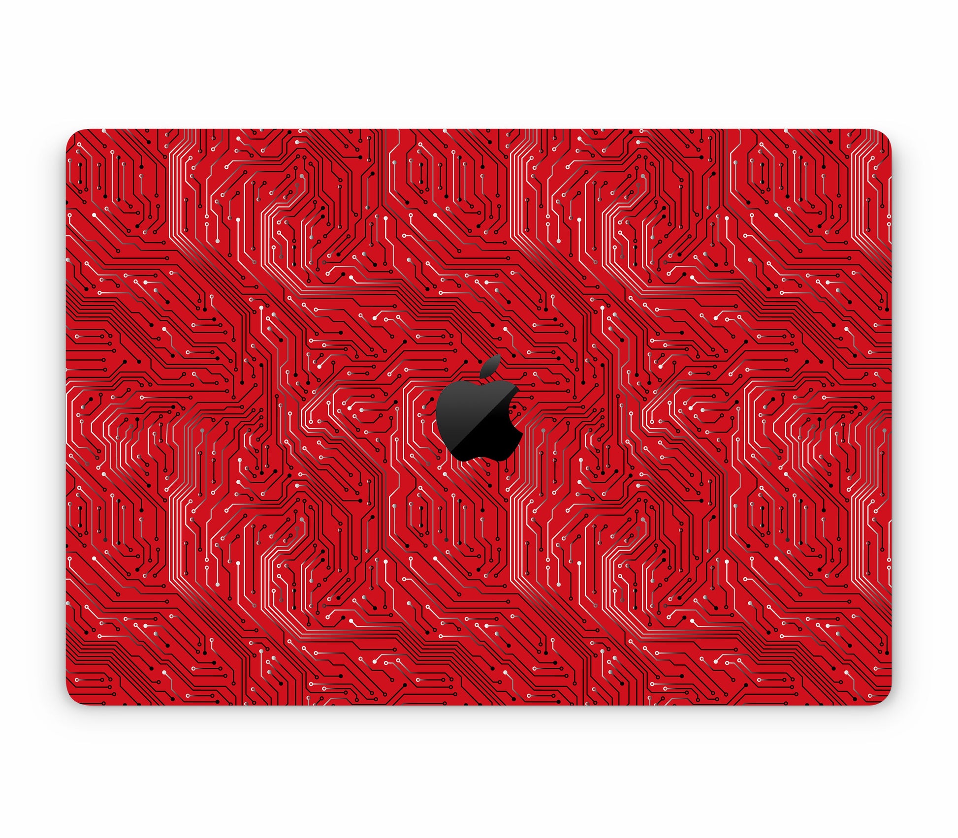 MacBook Pro 16" (2024, M4) skin, REDLINE, top skin with logo cutout
