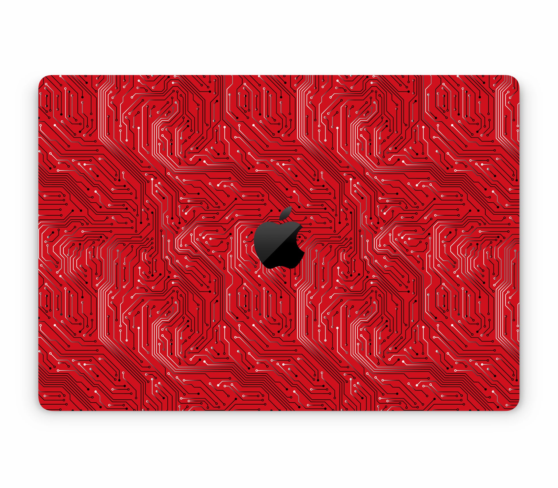 MacBook Pro 15" (2019, Touch Bar) skin, REDLINE, top skin with logo cutout