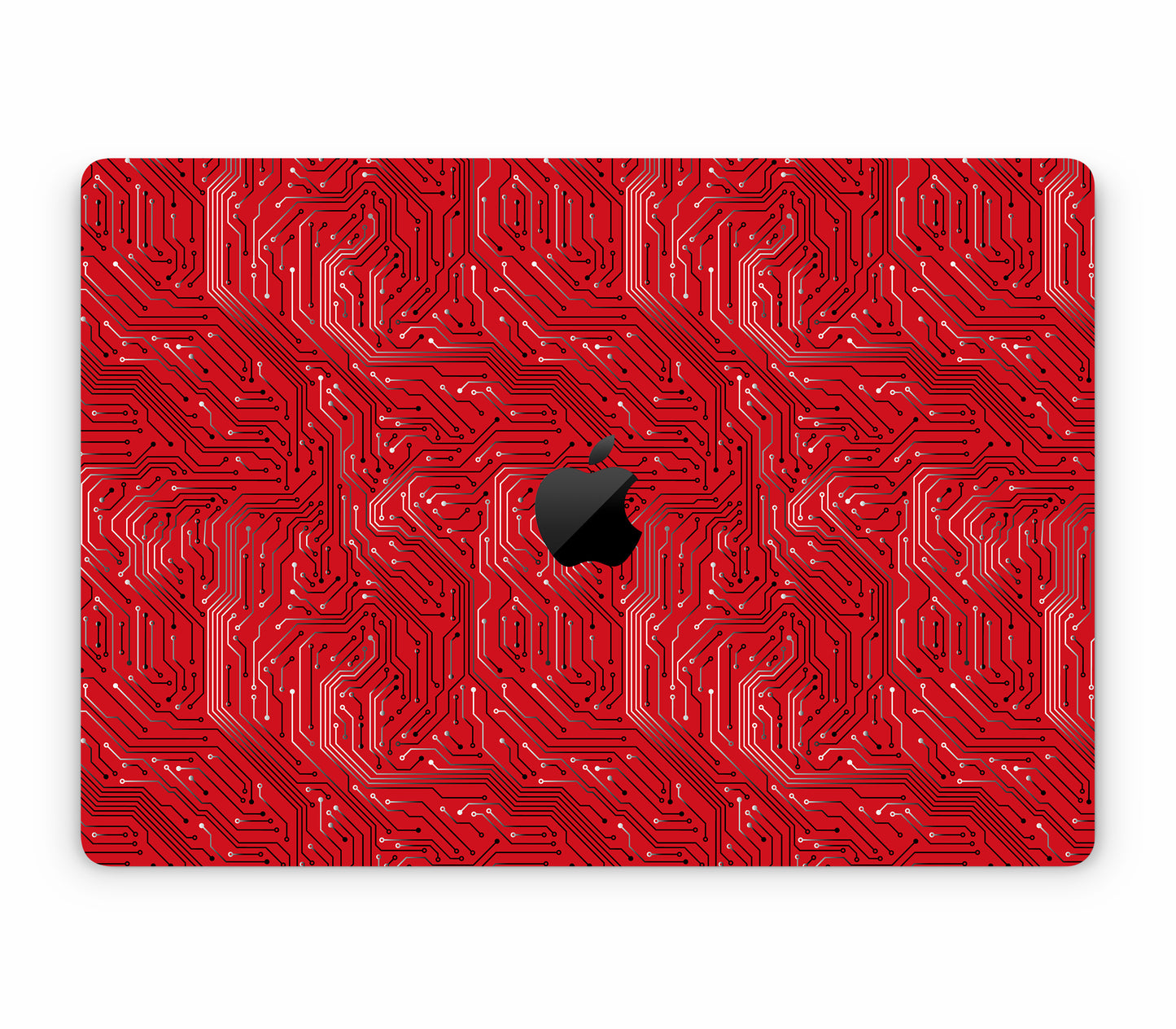 MacBook Pro 15" (2016, Touch Bar) skin, REDLINE, top skin with logo cutout