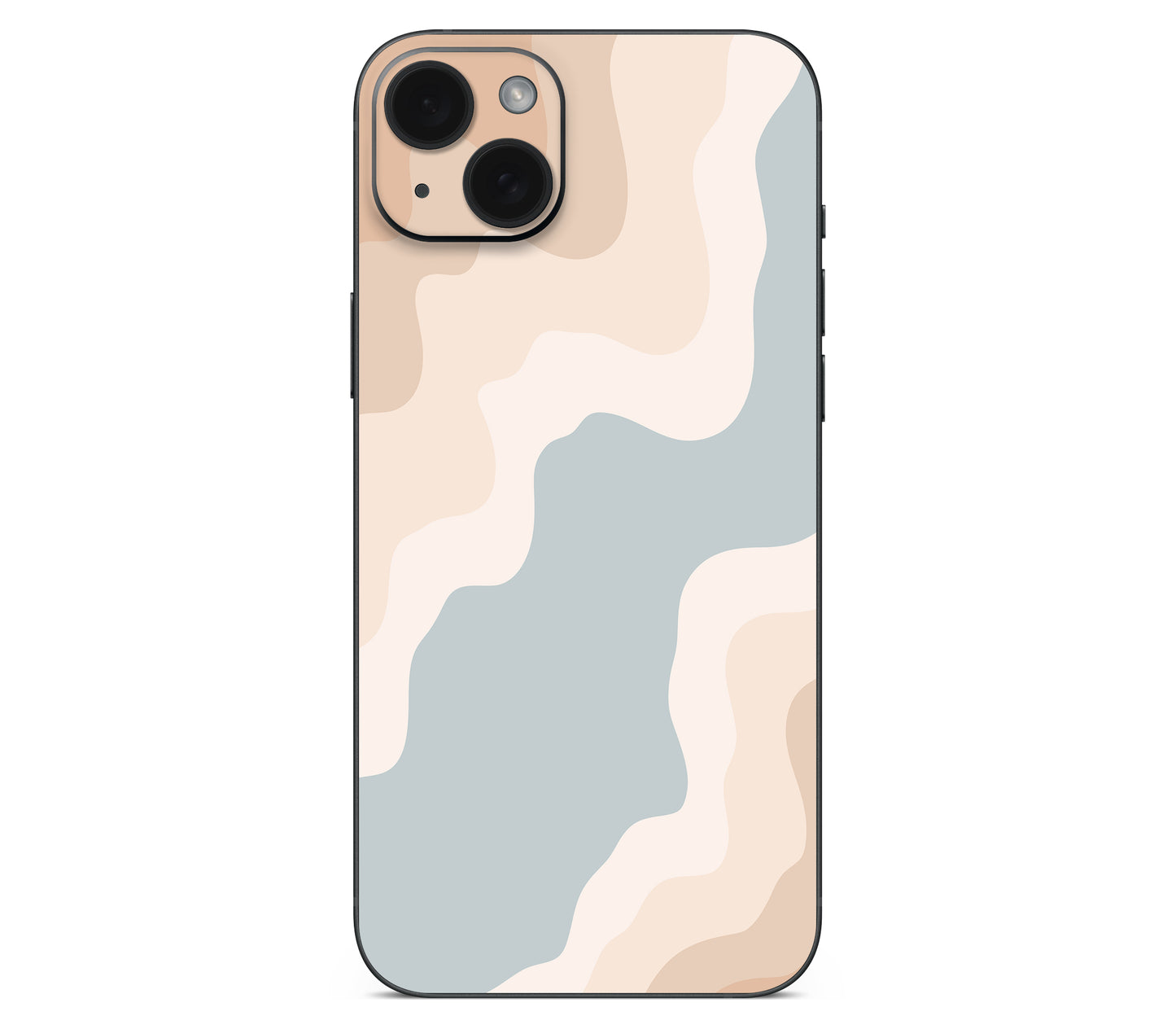 iPhone 15 Plus skin, Drift (Haze), back skin without logo cutout