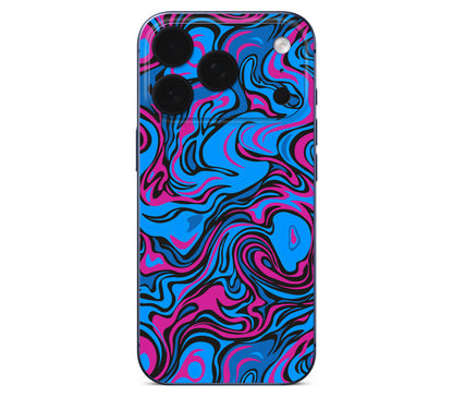 iPhone 17 Pro Max skin, Brain Drain, back skin without logo cutout