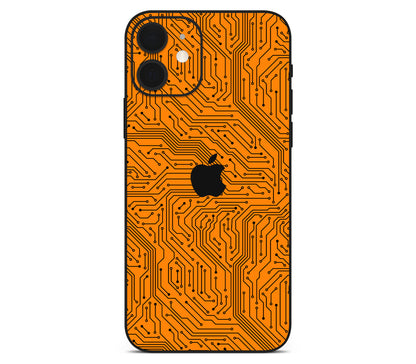 iPhone 12 skin, Pulse Grid, back skin with logo cutout