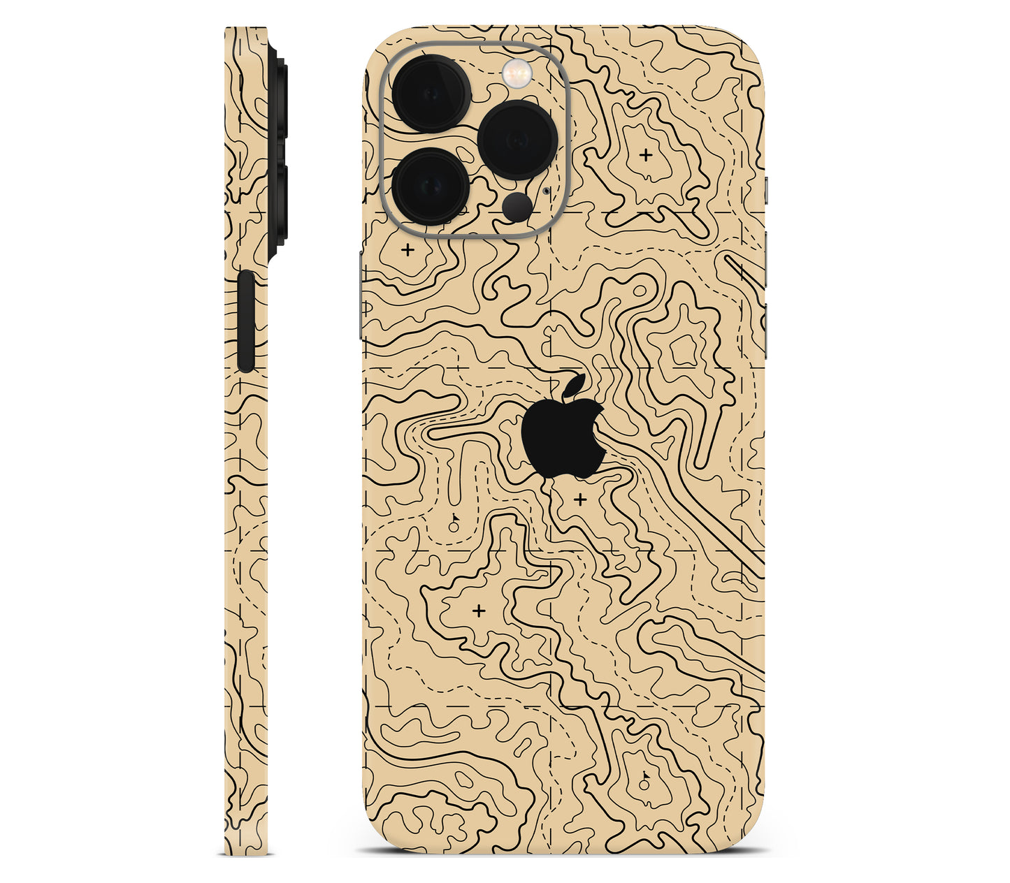 iPhone 13 Pro skin, Lockdown (Sandline), full wrap with logo cutout
