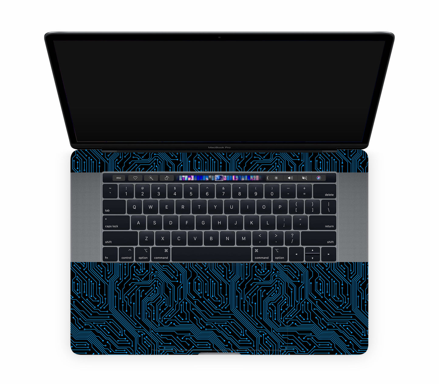 MacBook Pro 15" (2018, Touch Bar) skin, Eternal Blue, inside skin