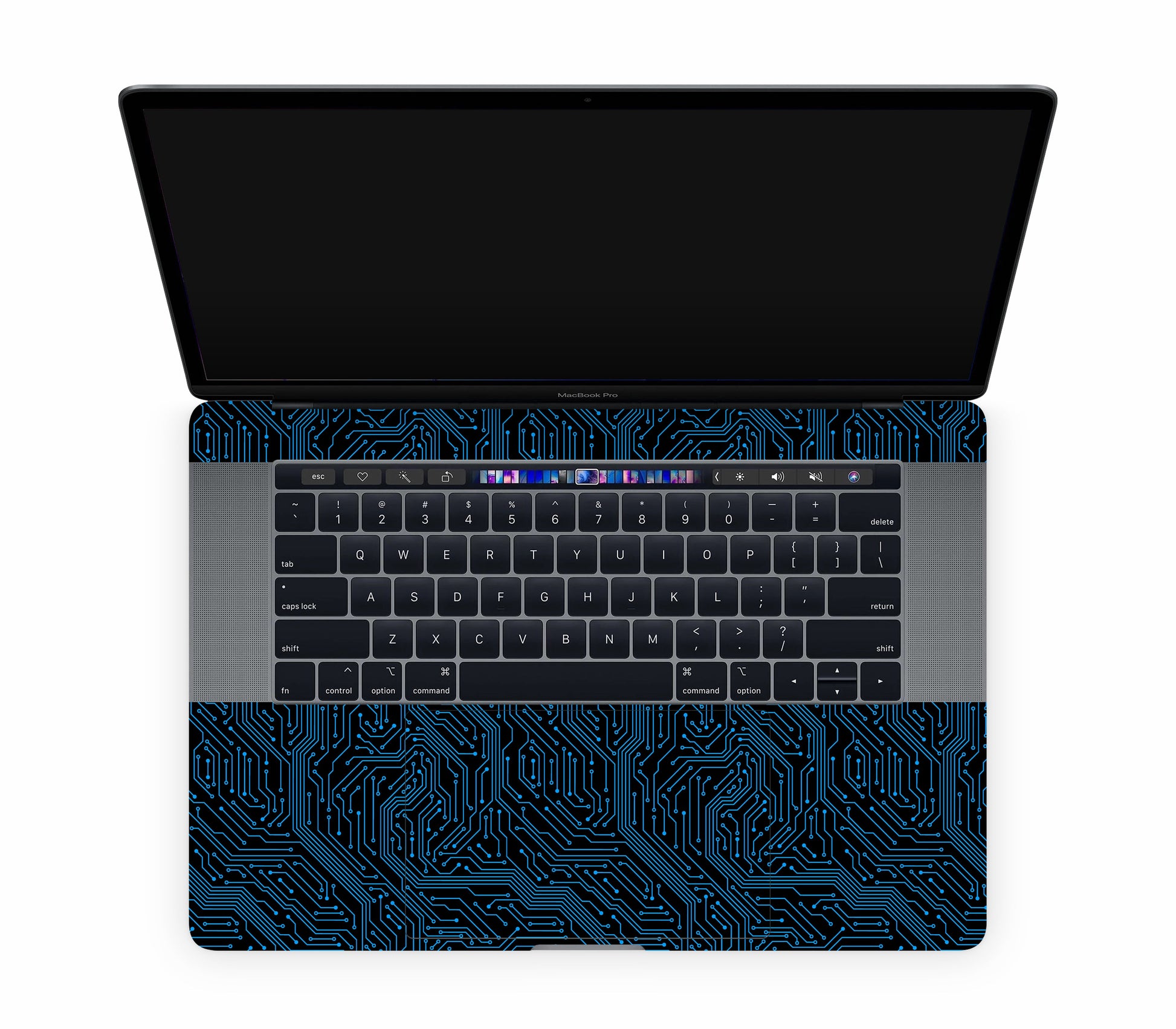 MacBook Pro 15" (2018, Touch Bar) skin, Eternal Blue, inside skin