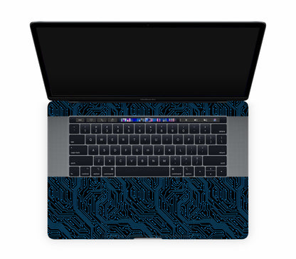 MacBook Pro 15" (2018, Touch Bar) skin, Eternal Blue, inside skin