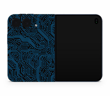iPhone Duo skin, Eternal Blue, full wrap without logo cutout