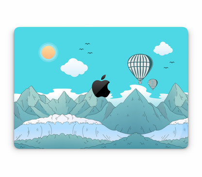 MacBook Pro 16" (2024, M4) skin, Altitude Error, top skin with logo cutout