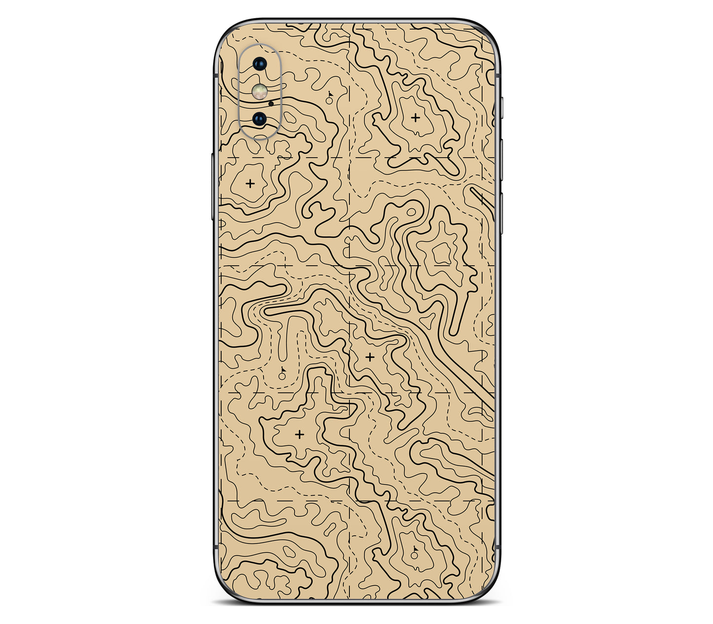 iPhone XS Max skin, Lockdown (Sandline), back skin without logo cutout