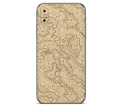 iPhone XS skin, Lockdown (Sandline), back skin without logo cutout