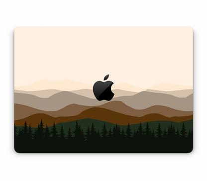 MacBook Pro 13" (2020, Intel) skin, Sierra Dusk, top skin with logo cutout