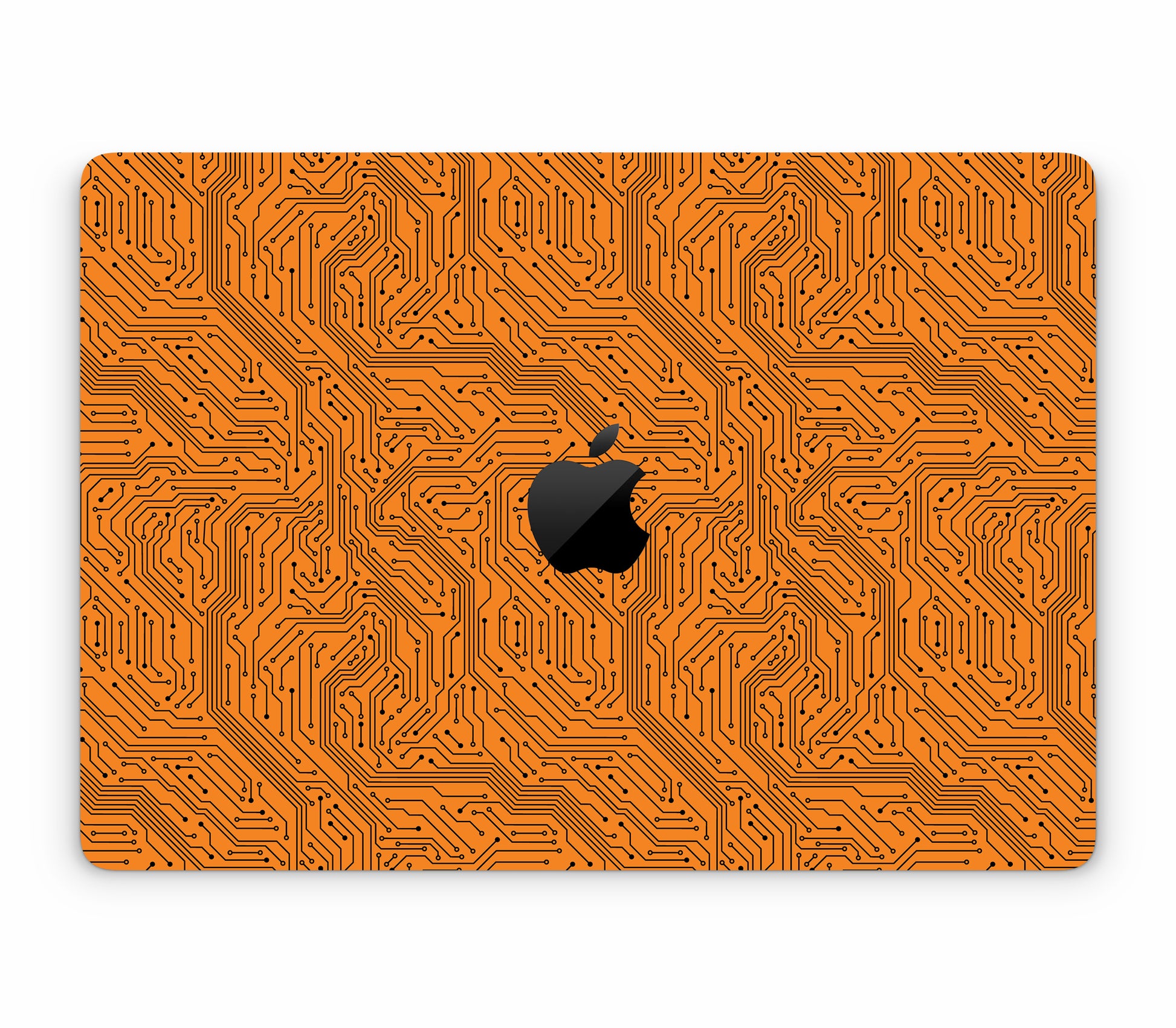 MacBook Pro 13" (2020, M1) skin, Pulse Grid, top skin with logo cutout