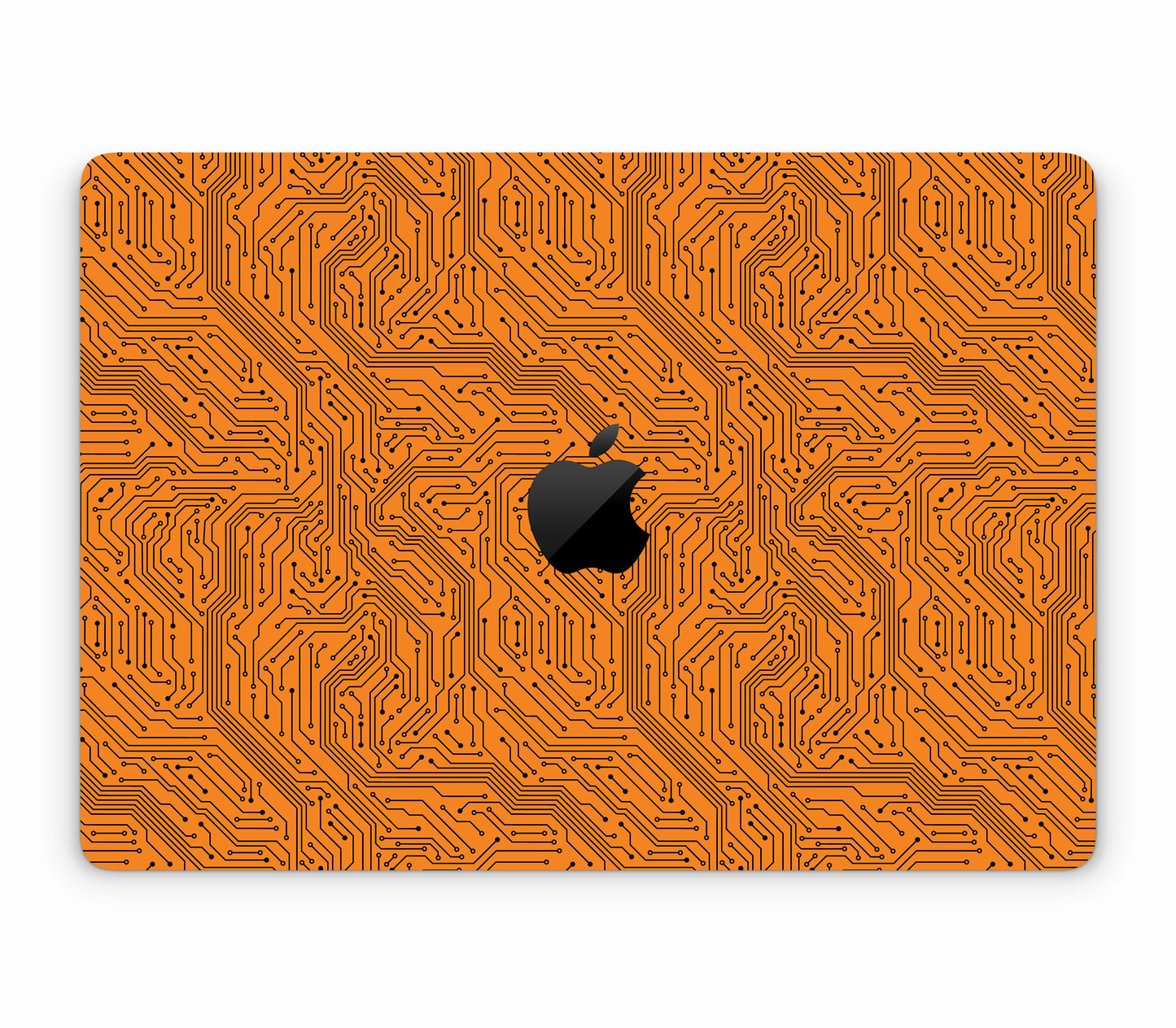MacBook Pro 14" (2024, M4) skin, Pulse Grid, top skin with logo cutout