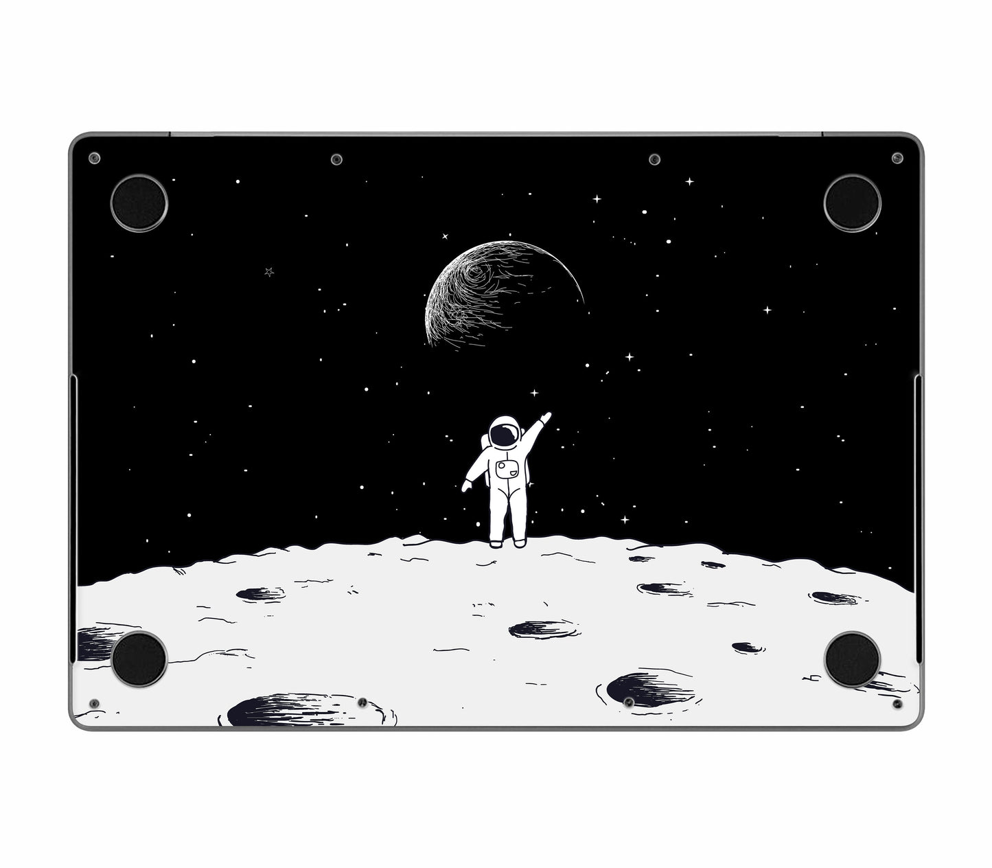 MacBook Pro 16" (2024, M4) skin, Moonwave, bottom skin