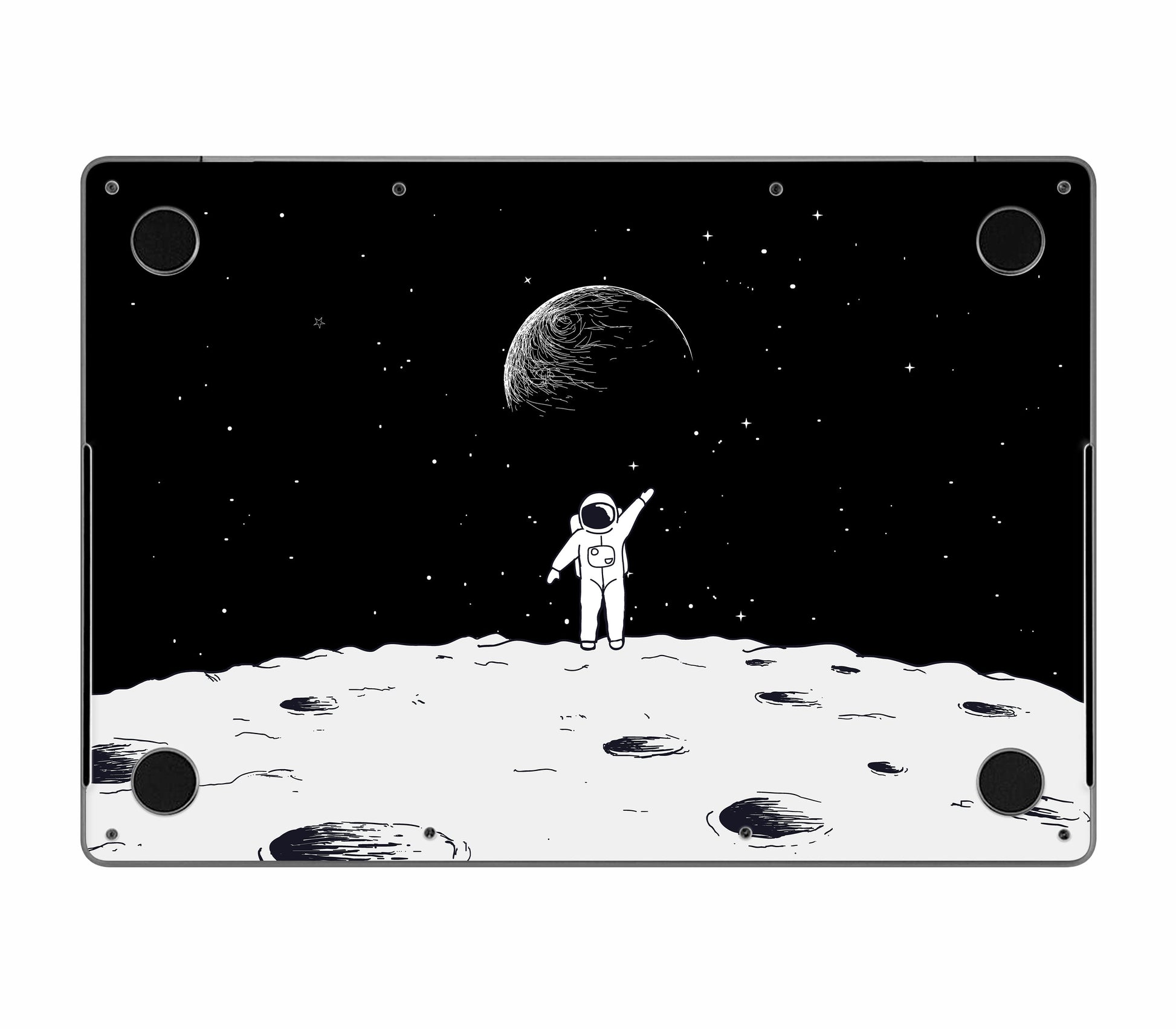 MacBook Pro 16" (2024, M4) skin, Moonwave, bottom skin