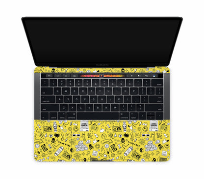 MacBook Pro 13" (2016-2019) Touch Bar skin, 90’s Nostalgia, inside skin