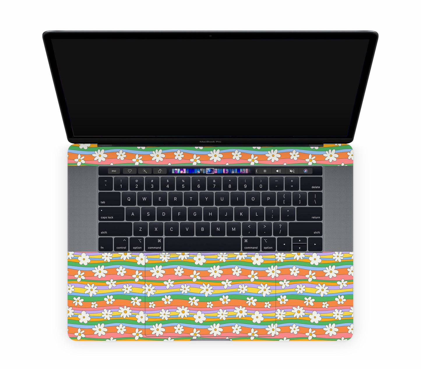 MacBook Pro 15" (2018, Touch Bar) skin, Daisy Drift, inside skin