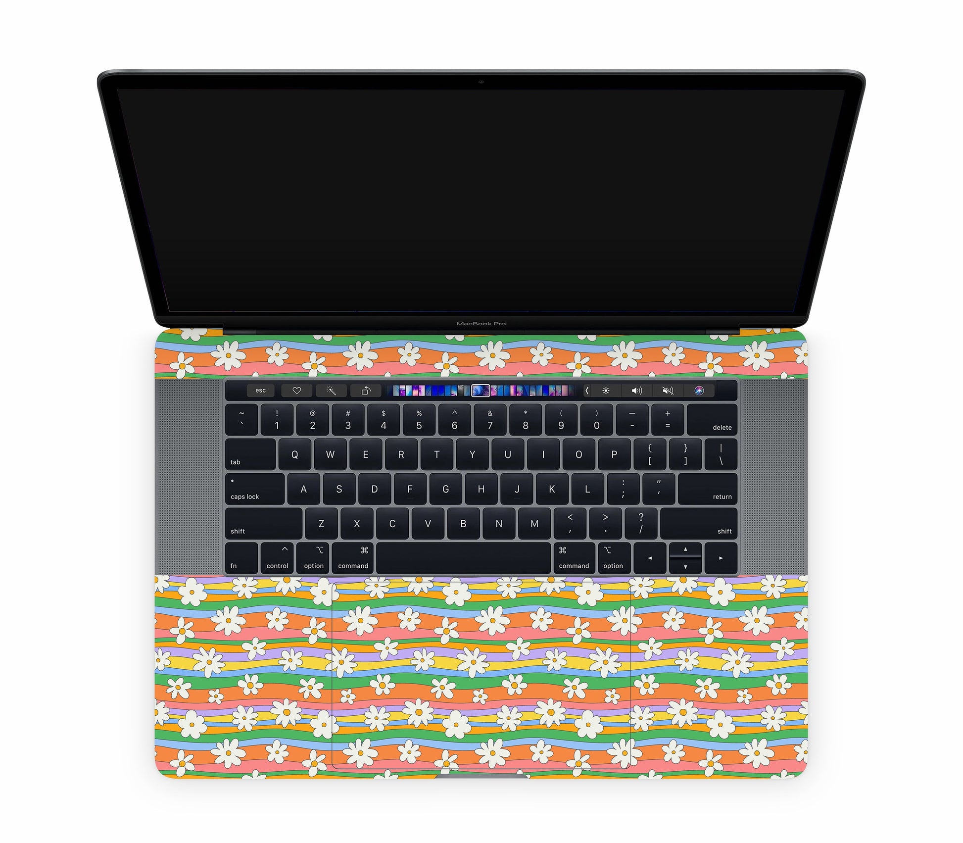MacBook Pro 15" (2018, Touch Bar) skin, Daisy Drift, inside skin