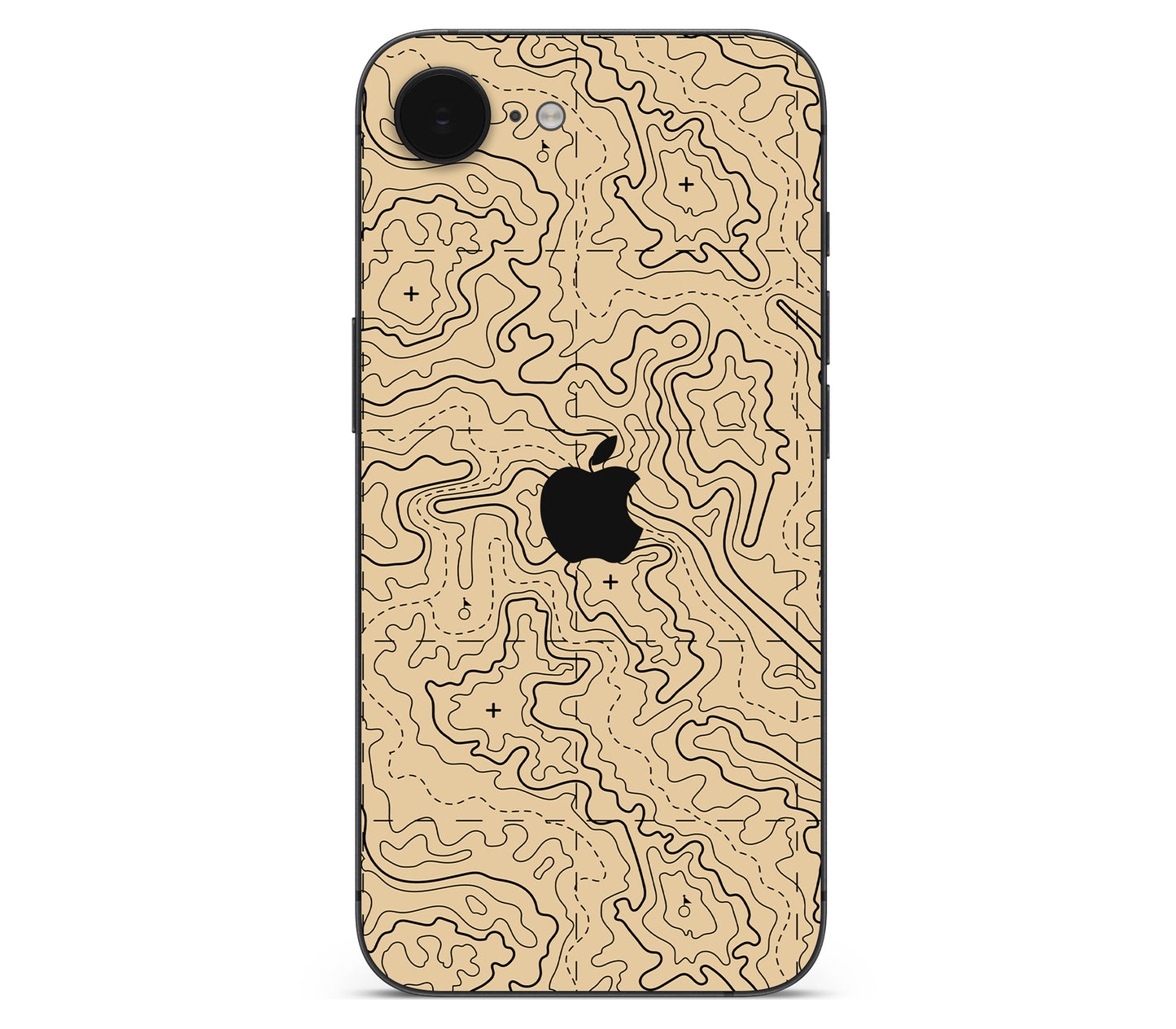iPhone 17e skin, Lockdown (Sandline), back skin with logo cutout