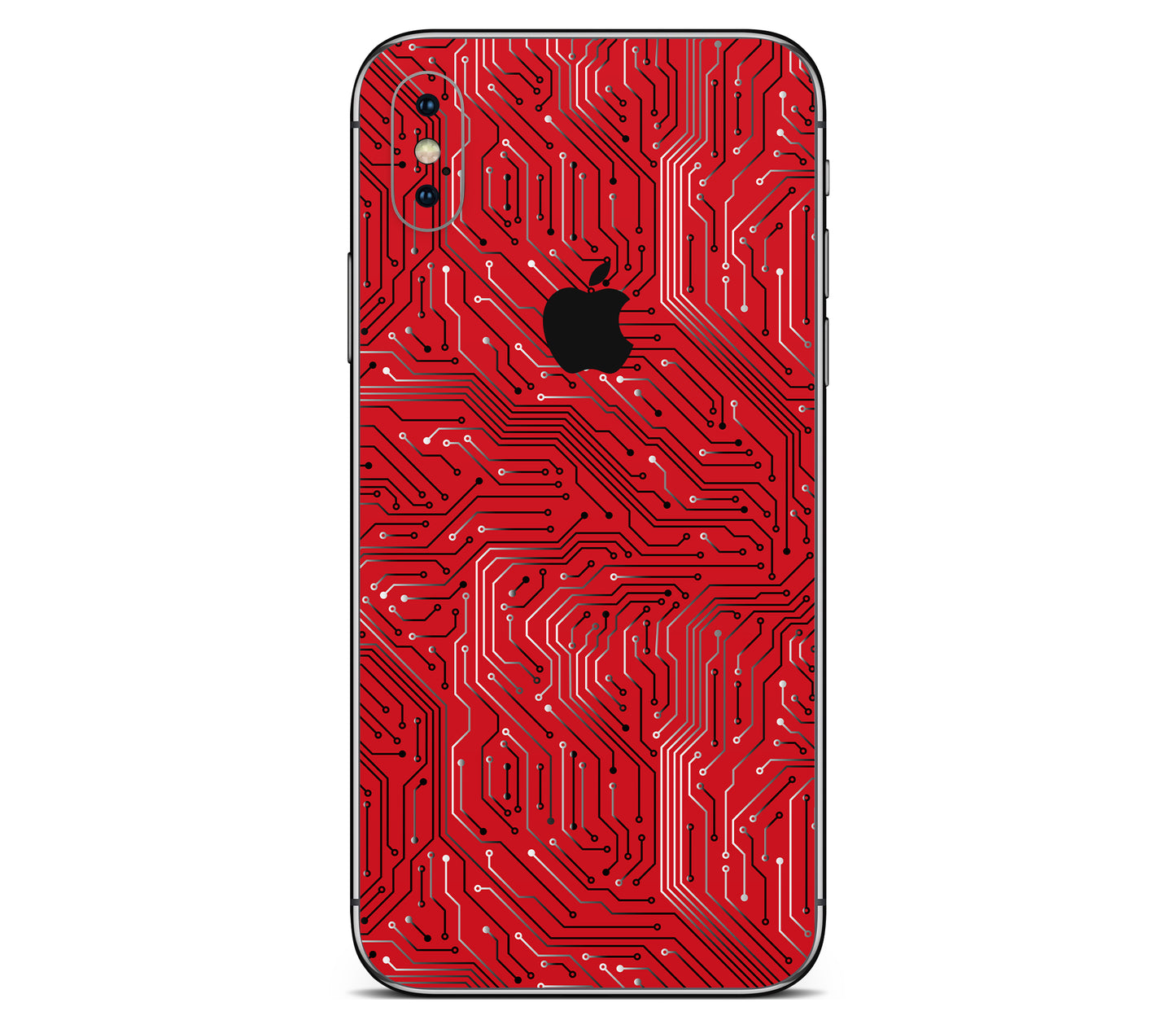 iPhone XS Max skin, REDLINE, back skin with logo cutout