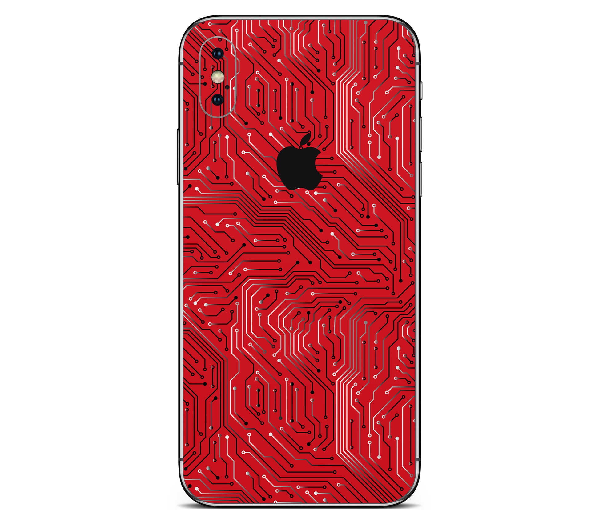 iPhone XS Max skin, REDLINE, back skin with logo cutout