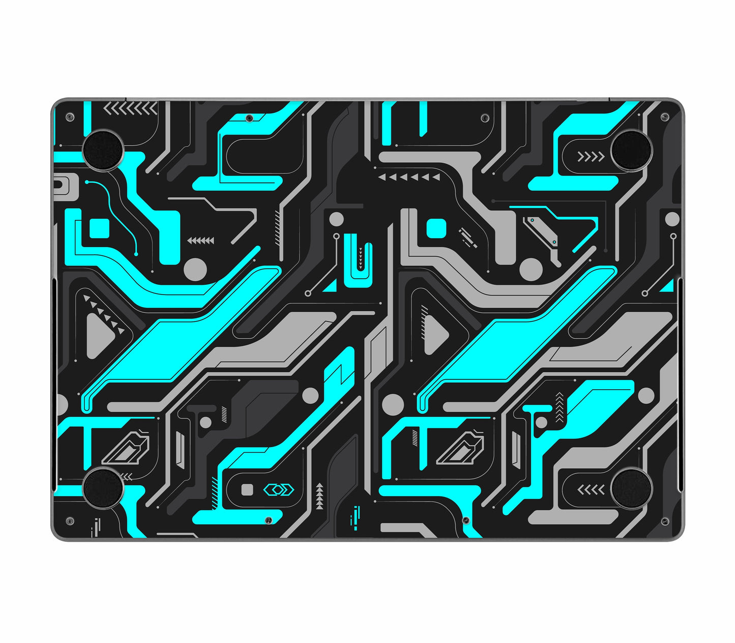 MacBook Pro 14" (2025, M5) skin, Code Rot (Glitch), bottom skin