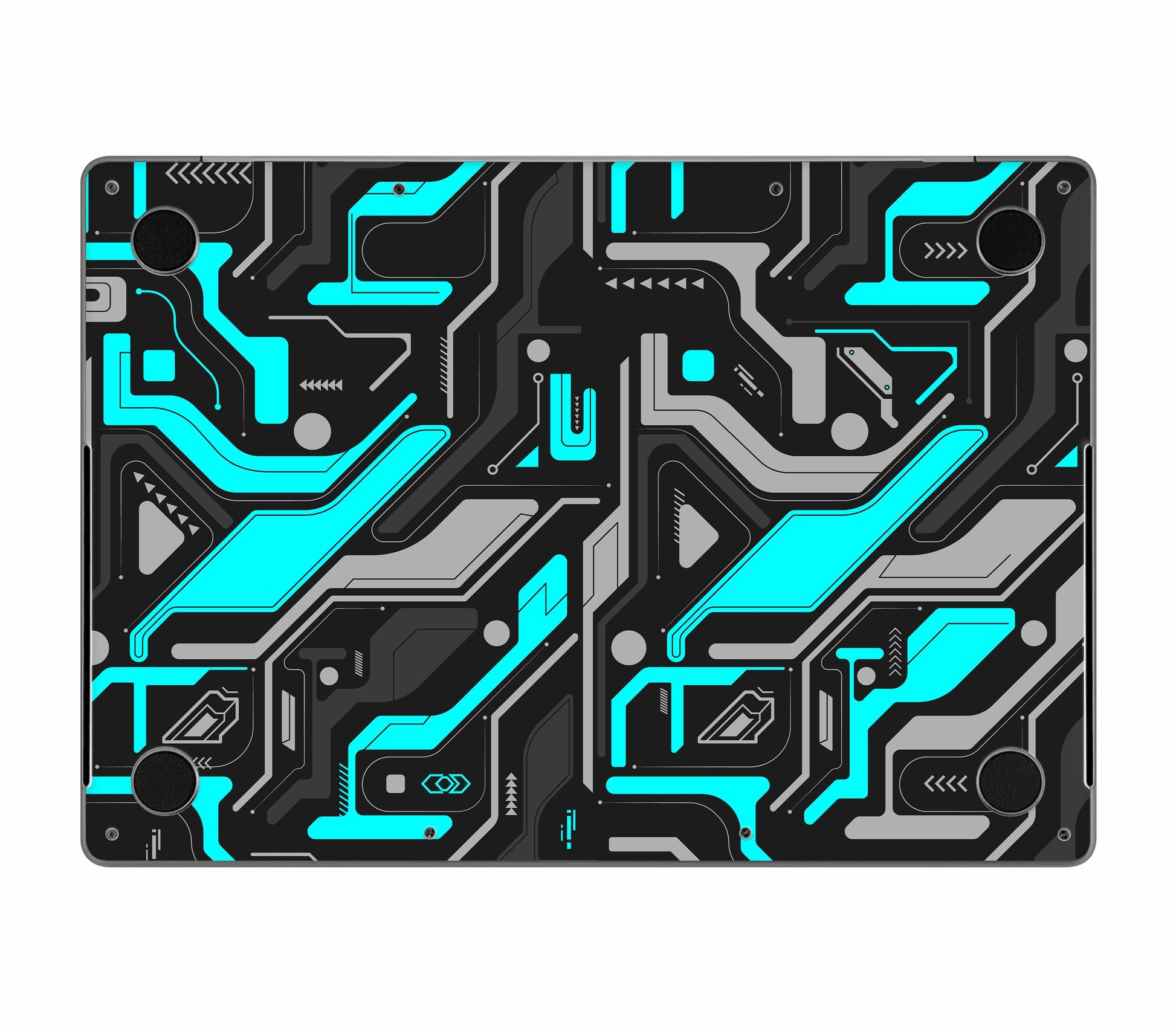 MacBook Pro 14" (2025, M5) skin, Code Rot (Glitch), bottom skin