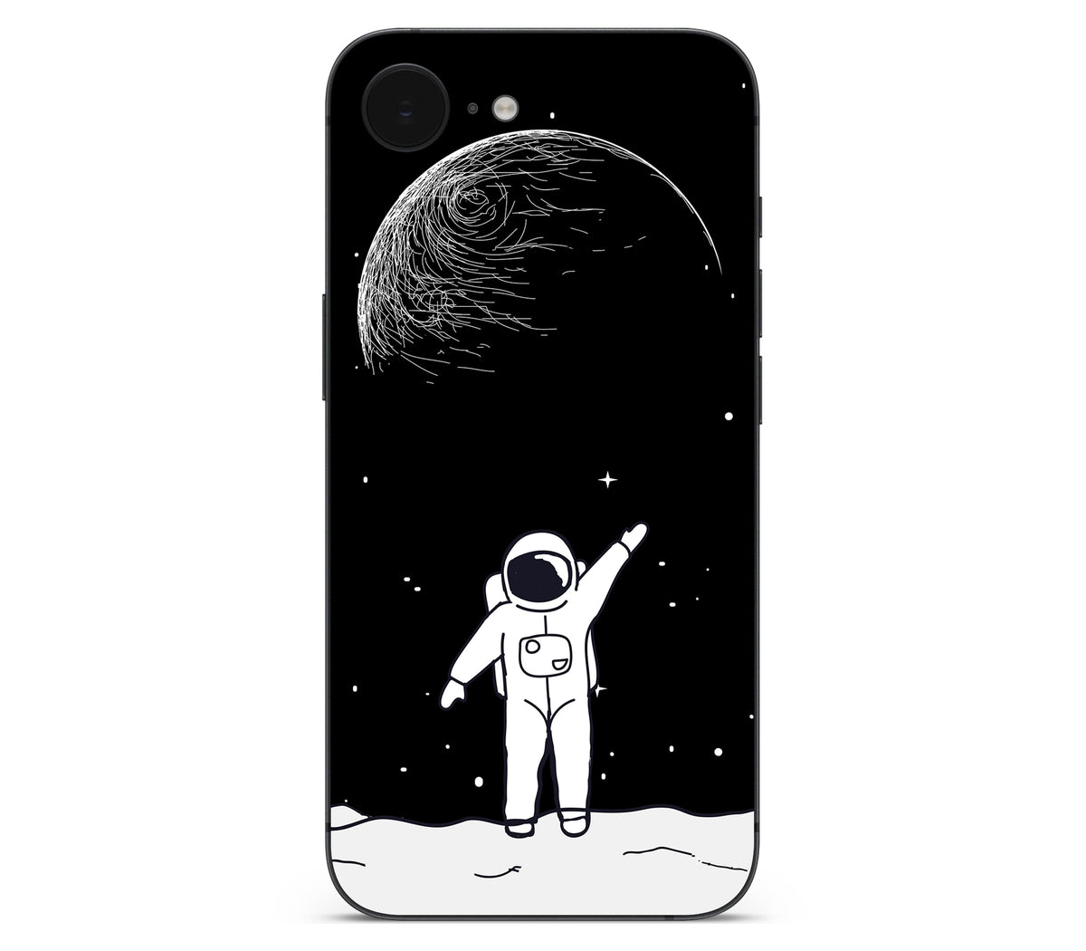 iPhone 17e skin, Moonwave, back skin