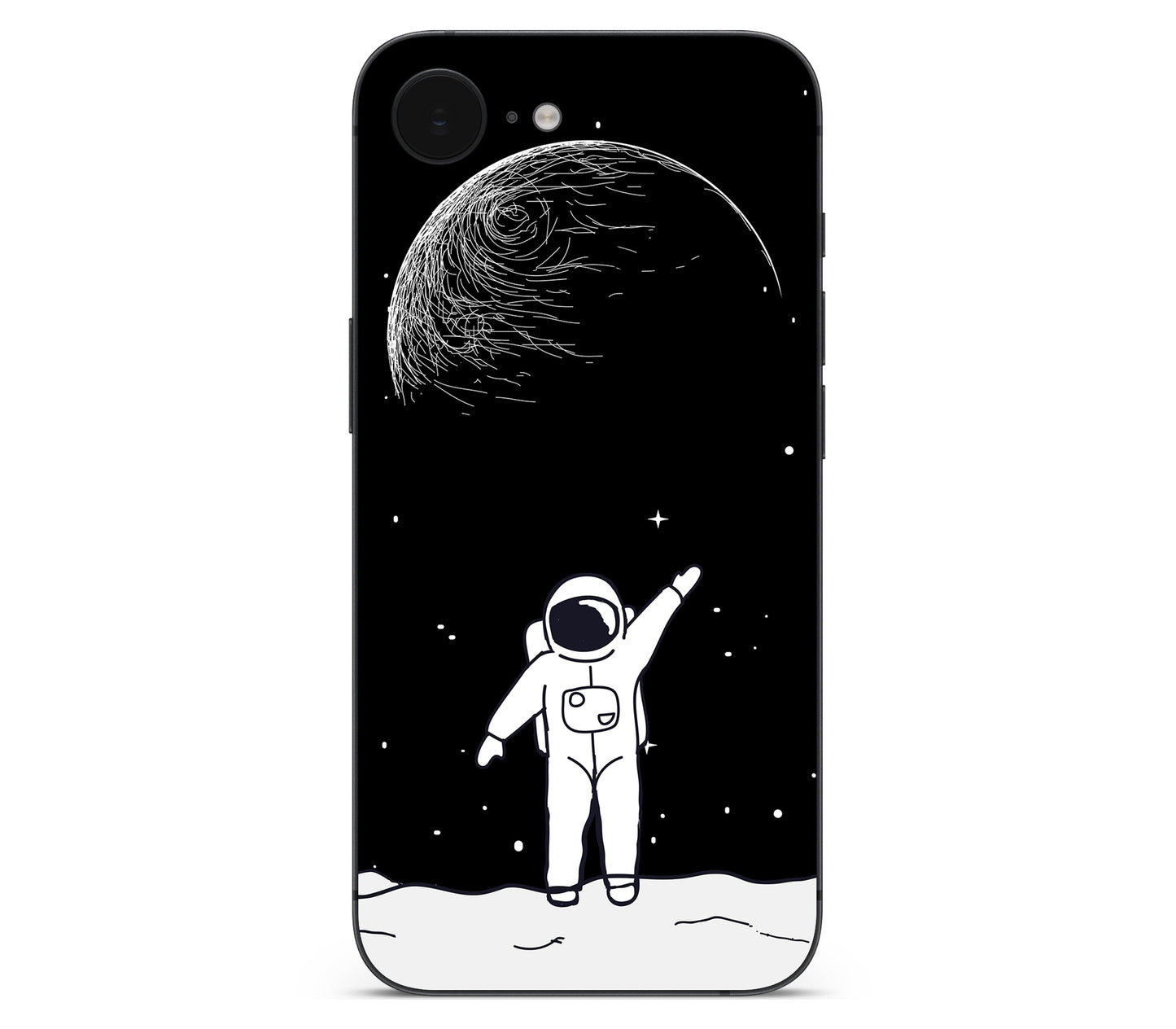 iPhone 17e skin, Moonwave, back skin