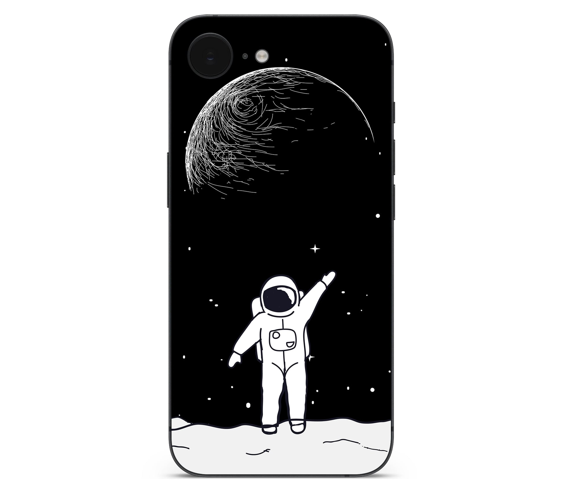 iPhone 17e skin, Moonwave, back skin