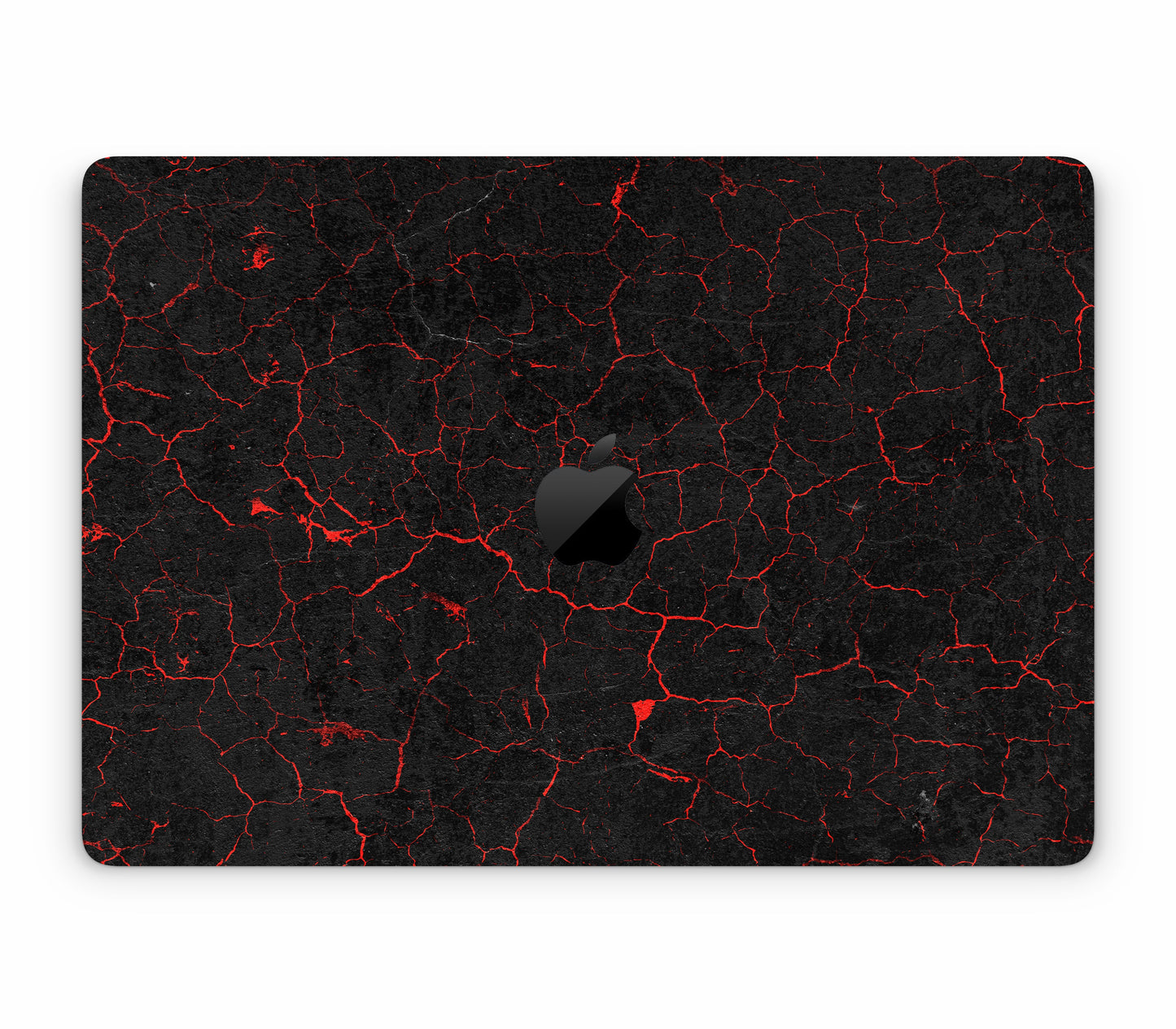 MacBook Air 15" (2023, M2) skin, Hellcrack, top skin with logo cutout