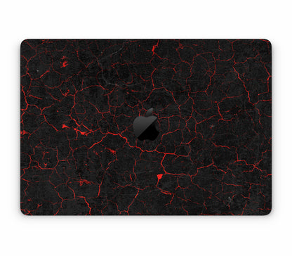 MacBook Air 15" (2023, M2) skin, Hellcrack, top skin with logo cutout