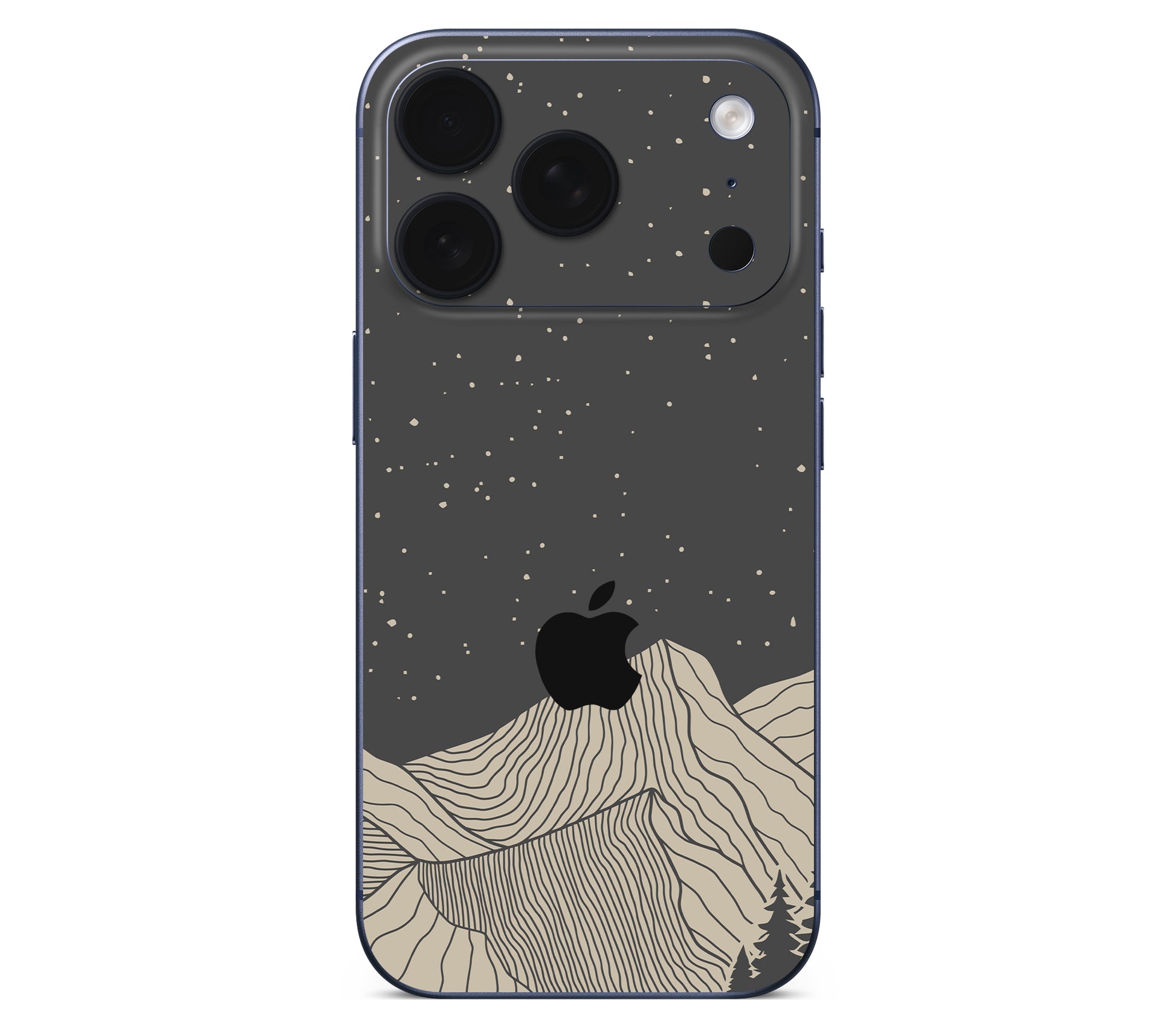 iPhone 17 Pro skin, Nightline, back skin with logo cutout