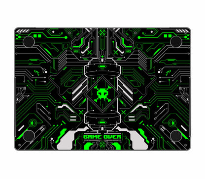 MacBook Pro 16" (2024, M4) skin, Fatal Error (Acid), bottom skin