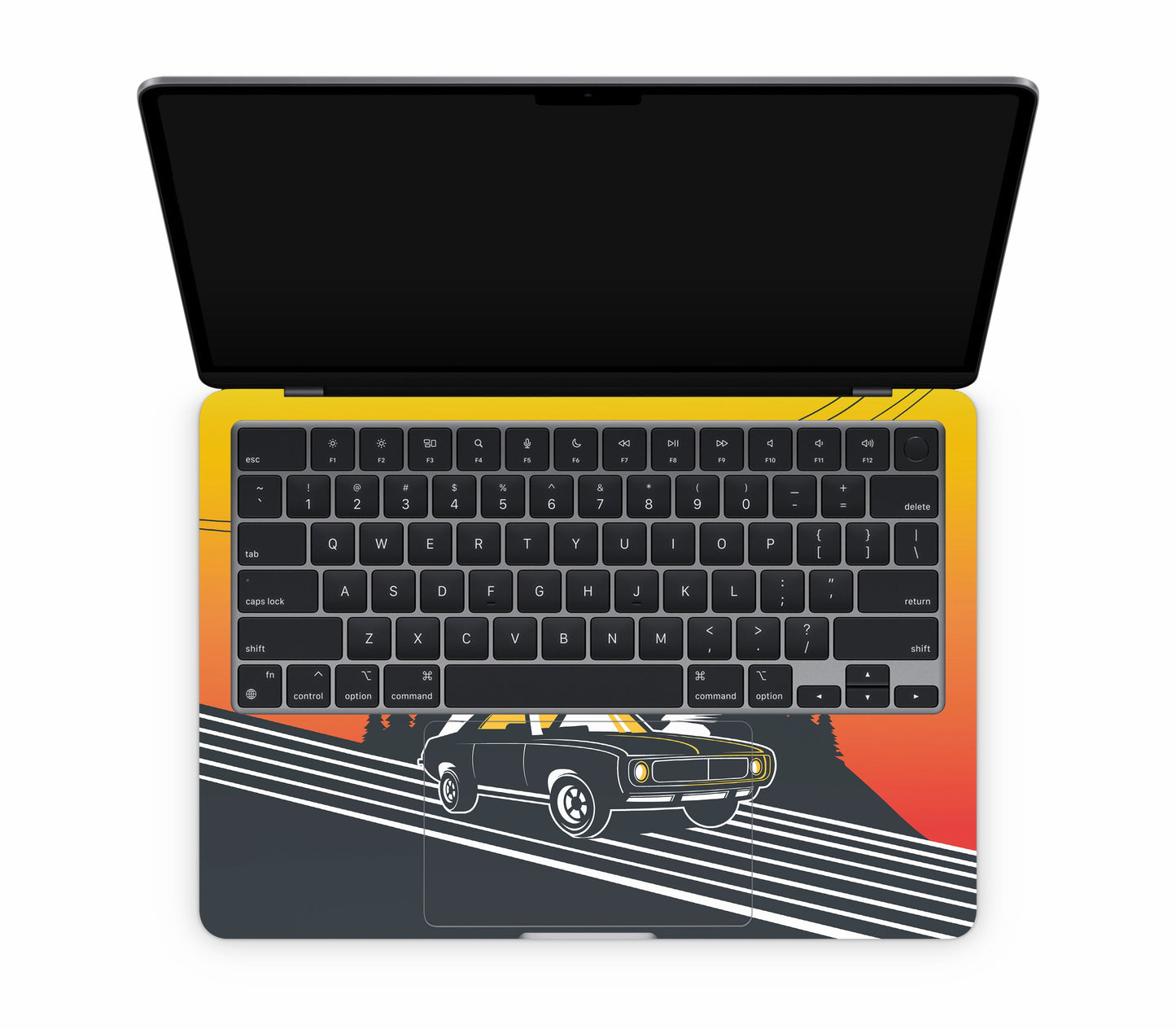 MacBook Air 13" (2025, M4) skin, Last Ride, inside skin
