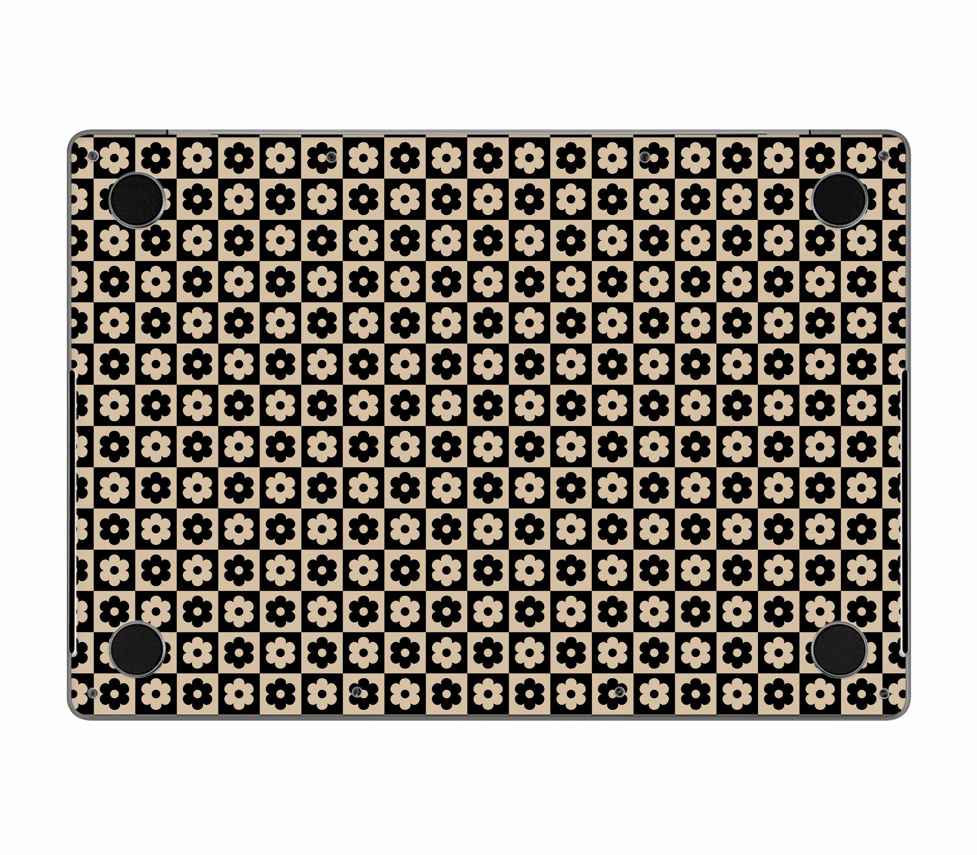 MacBook Pro 16" (2021, M1) skin, Floral Grid, bottom skin
