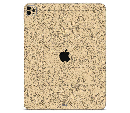 iPad Pro 12.9" (2022, Gen 6) skin, Lockdown (Sandline), back skin with logo cutout