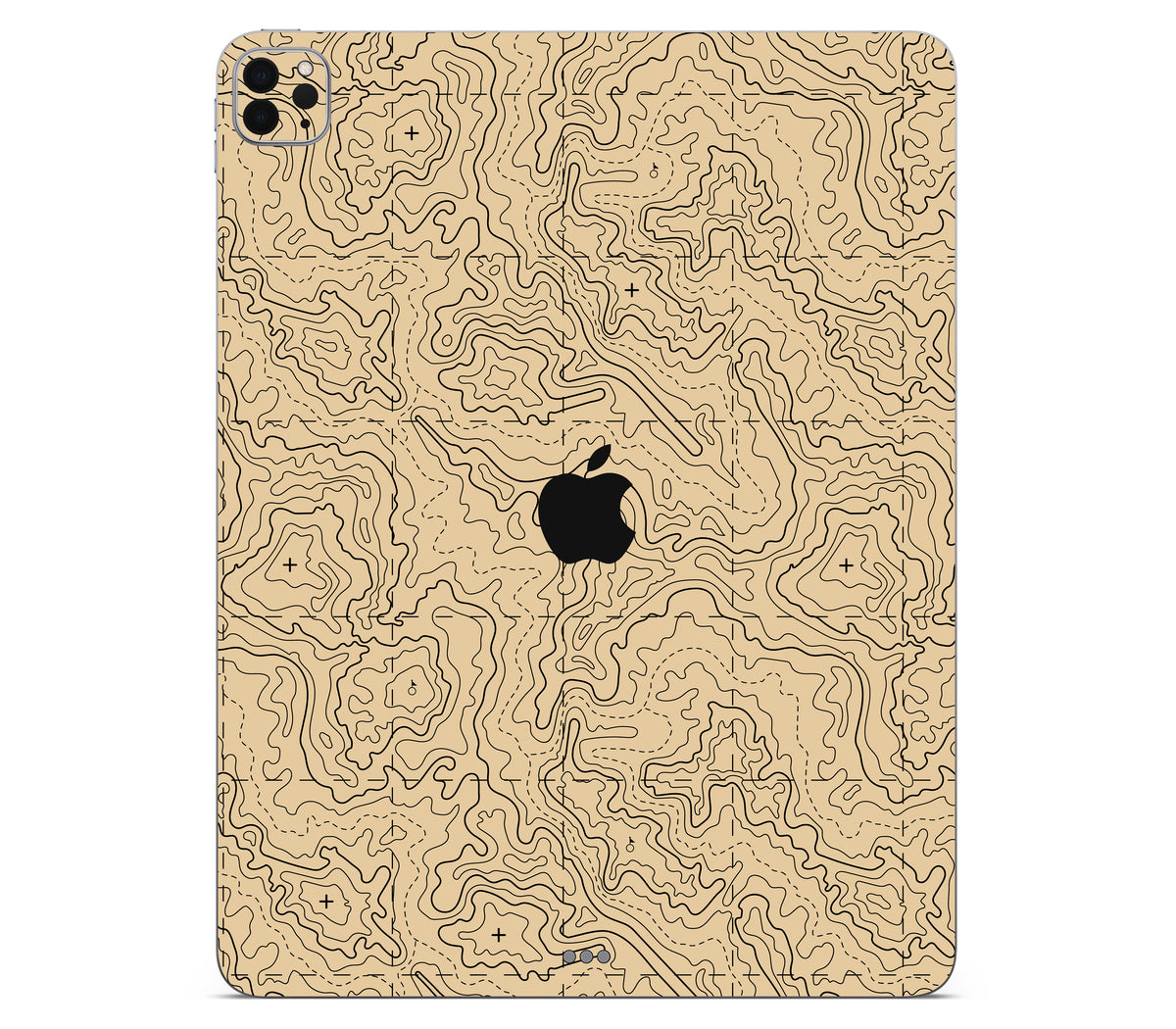 iPad Pro 12.9" (2020, Gen 4) skin, Lockdown (Sandline), back skin with logo cutout