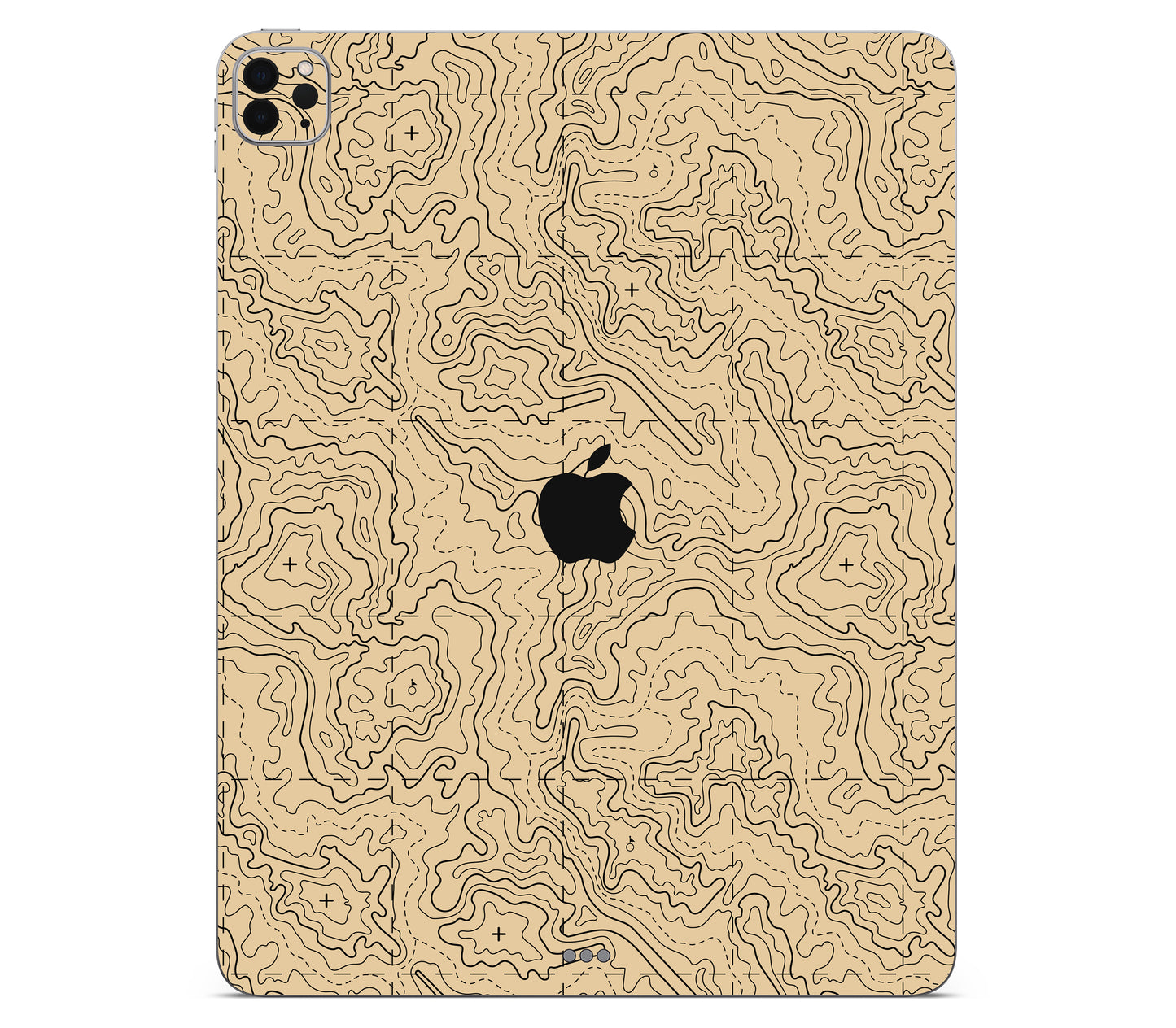 iPad Pro 12.9" (2020, Gen 4) skin, Lockdown (Sandline), back skin with logo cutout