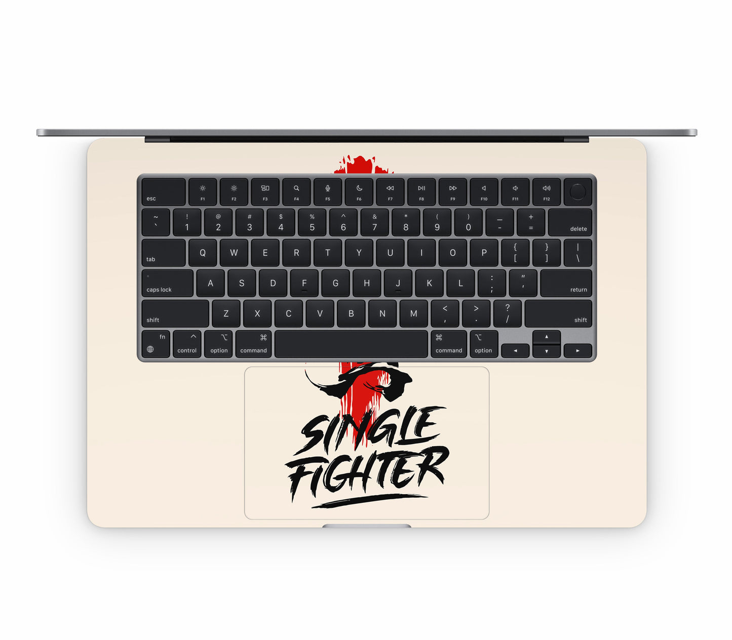 MacBook Air 15" (2025, M4) skin, Samurai, inside skin