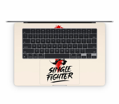 MacBook Air 15" (2025, M4) skin, Samurai, inside skin