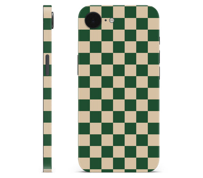 iPhone 17e skin, Queen’s Gambit, full wrap without logo cutout