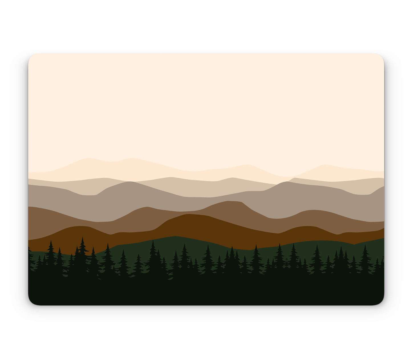 MacBook Pro 14" (2023, M3) skin, Sierra Dusk, top skin without logo cutout