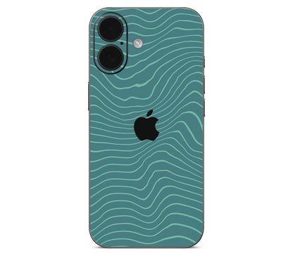 iPhone 17 skin, Tide, back skin with logo cutout