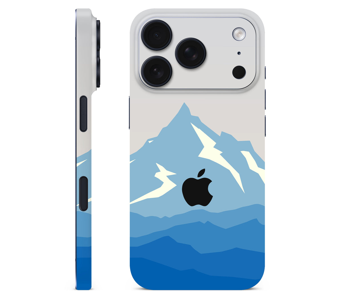 iPhone 18 Pro skin, Everest, full wrap with logo cutout