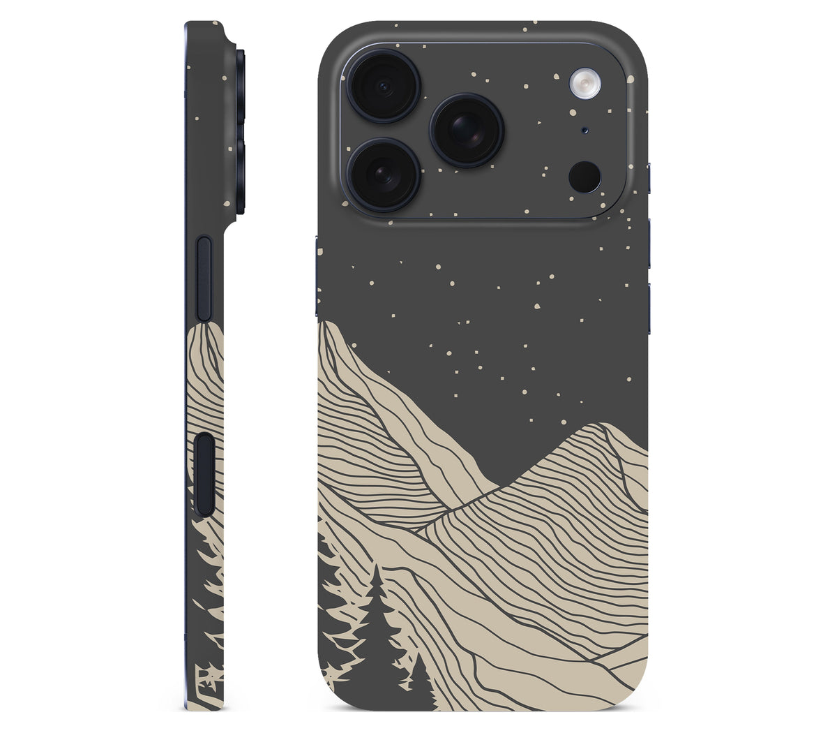iPhone 18 Pro skin, Nightline, full wrap without logo cutout